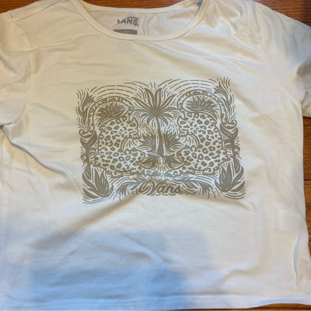 Vans Crop Jungle Graphic Tee